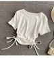 Murphy Tops - flat-lay product shot, white - Miss Mosa By Akanksha