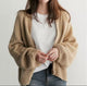 Noter Luxury Sweaters - front shot on model, camel - Miss Mosa By Akanksha