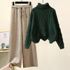 Penny Woolen Coord Set - Green / L