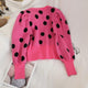 Polka Fanatic Sweaters - styled flat-lay shot, pink - Miss Mosa By Akanksha