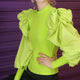 Puffed Sleeve Bradshaw Blouses - Alamode By Akanksha