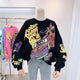 Quirky Cute Sweatshirt - Luxury Collection - front shot on mannequin, black - Miss Mosa By Akanksha