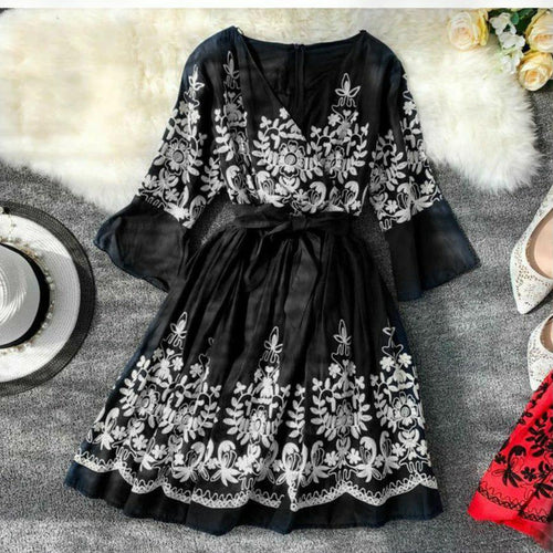 Rabia Embroidery Dress