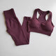 Rebecca Activewear Set - styled flat-lay shot, maroon - Miss Mosa By Akanksha