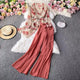 Resse Coord Set - styled flat-lay shot, rust - Miss Mosa By Akanksha