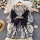 Robbie Statement Dress - styled flat-lay shot, black - Miss Mosa By Akanksha