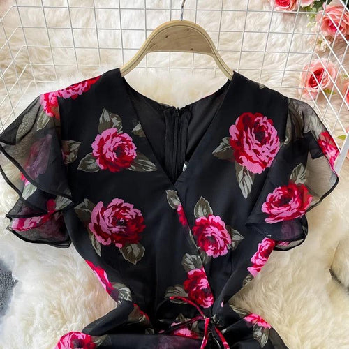 Rosa Luxury Dress In Black
