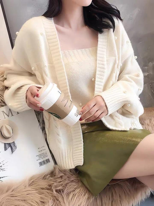 Rover Pearled Sweater Set