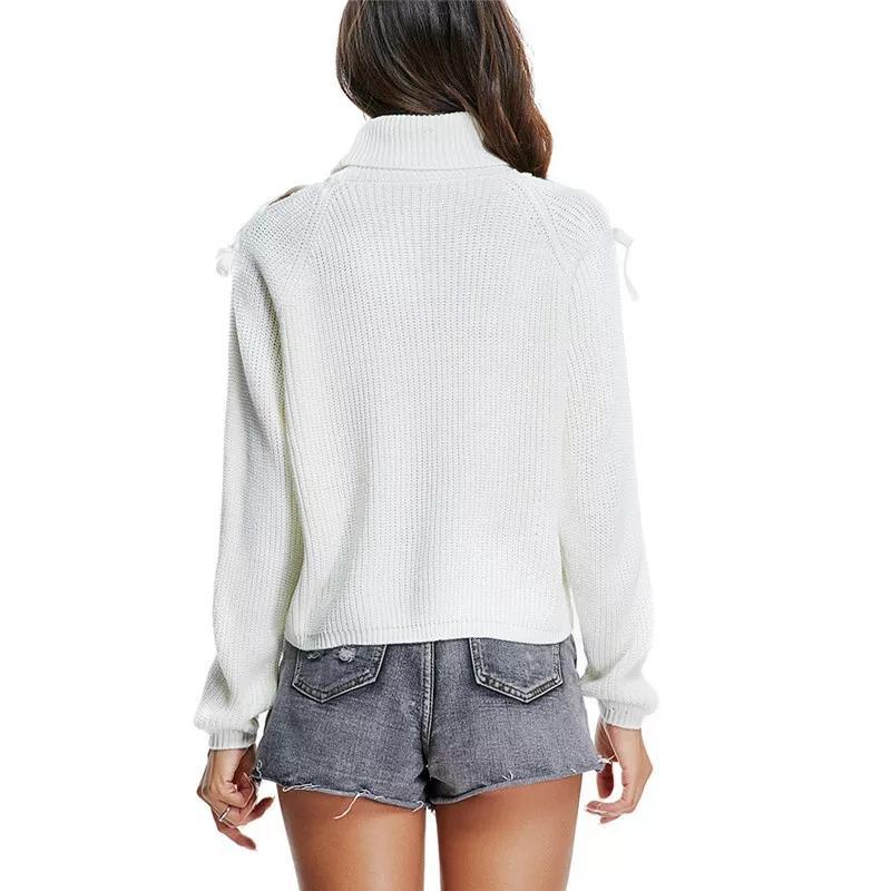 Ruby Cold Shoulder Sweaters - Alamode By Akanksha