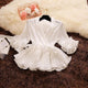 Ruffled Satin Blouse - styled flat-lay shot, white - Miss Mosa By Akanksha