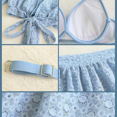 Russel 3 Piece Swimsuit In Blue