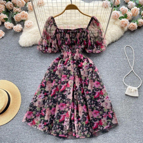 Sasha Floral Dress In Multicolor