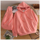 Semeah Fleece Lined Tracksuit - styled flat-lay shot, coral - Miss Mosa By Akanksha