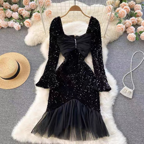 Shelly Party Dress In Black