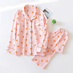 Simon Cotton Nightsuit - flat-lay product shot, pink - Miss Mosa By Akanksha