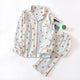 Simon Cotton Nightsuit - flat-lay product shot, blue - Miss Mosa By Akanksha