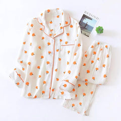 Simon Cotton Nightsuit - flat-lay product shot, white - Miss Mosa By Akanksha