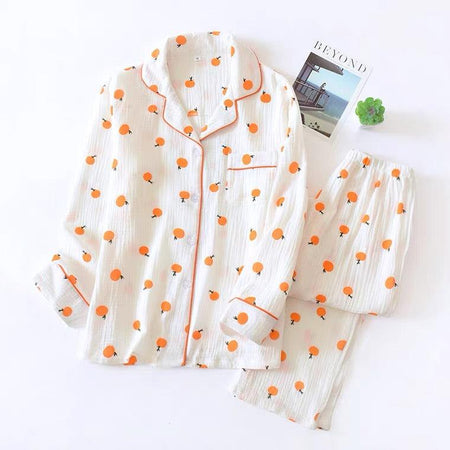 Simon Cotton Nightsuit - flat-lay product shot, white - Miss Mosa By Akanksha