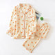 Simon Cotton Nightsuit - flat-lay product shot, cream - Miss Mosa By Akanksha