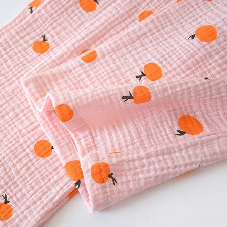 Simon Cotton Nightsuit - close-up of cuff, pink - Miss Mosa By Akanksha