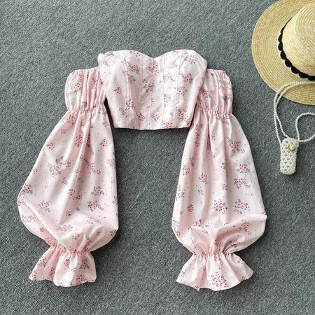 Soneya Holiday Tops - styled flat-lay shot, pink - Miss Mosa By Akanksha
