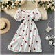 Staple Midi Dress - styled flat-lay shot, white - Miss Mosa By Akanksha