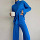 Stella Luxury Winter Tracksets - front shot on model, blue - Miss Mosa By Akanksha
