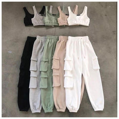 Steven Luxury Tracksuit - styled flat-lay shot, multicolour - Miss Mosa By Akanksha