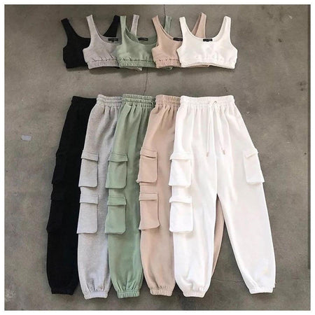 Steven Luxury Tracksuit - styled flat-lay shot, multicolour - Miss Mosa By Akanksha