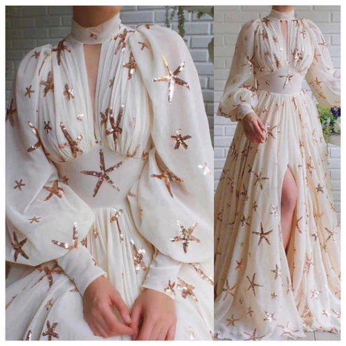 Suhela Maxi Dress In Offwhite