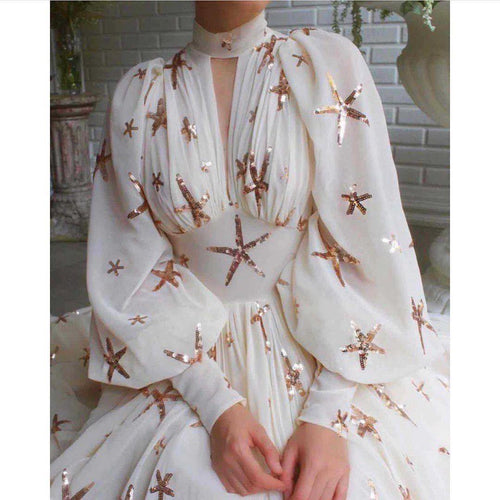 Suhela Maxi Dress In Offwhite