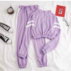 Tangerine Statement Coords - styled flat-lay shot, lilac - Miss Mosa By Akanksha