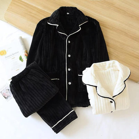Tesla Fleece Nightsuits - styled flat-lay shot, multicolour - Miss Mosa By Akanksha