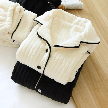 Tesla Fleece Nightsuits - folded flat-lay product shot, multicolour - Miss Mosa By Akanksha