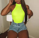 Unapologetically Neon Body Suit - Alamode By Akanksha