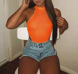 Unapologetically Neon Body Suit - Alamode By Akanksha