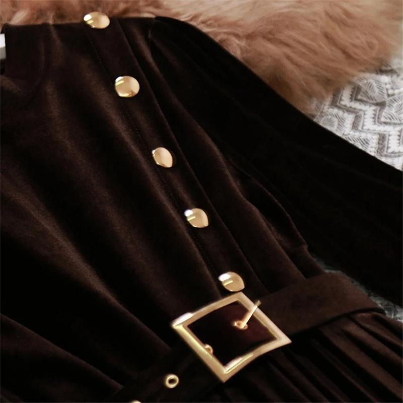 Velour Miranda Dress - Alamode By Akanksha