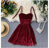 Velour Skater Dresses - Alamode By Akanksha