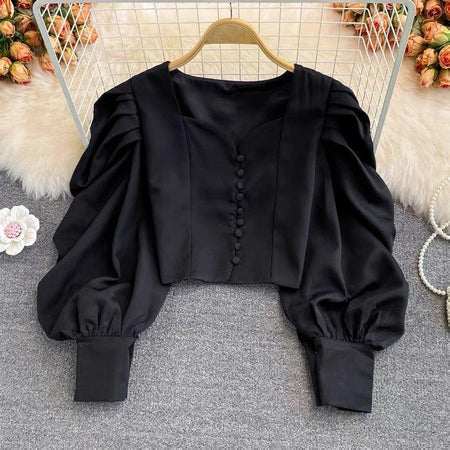 Black - Cicilia Summer Blouse