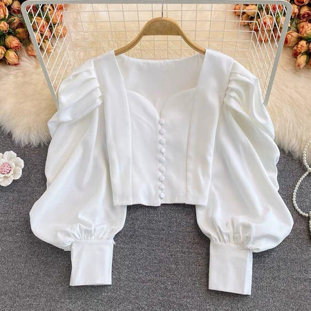 White - Cicilia Summer Blouse