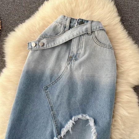 Lucy Denim Skirt - Alamode By Akanksha