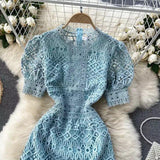 Latea Crochet Dress - Alamode By Akanksha
