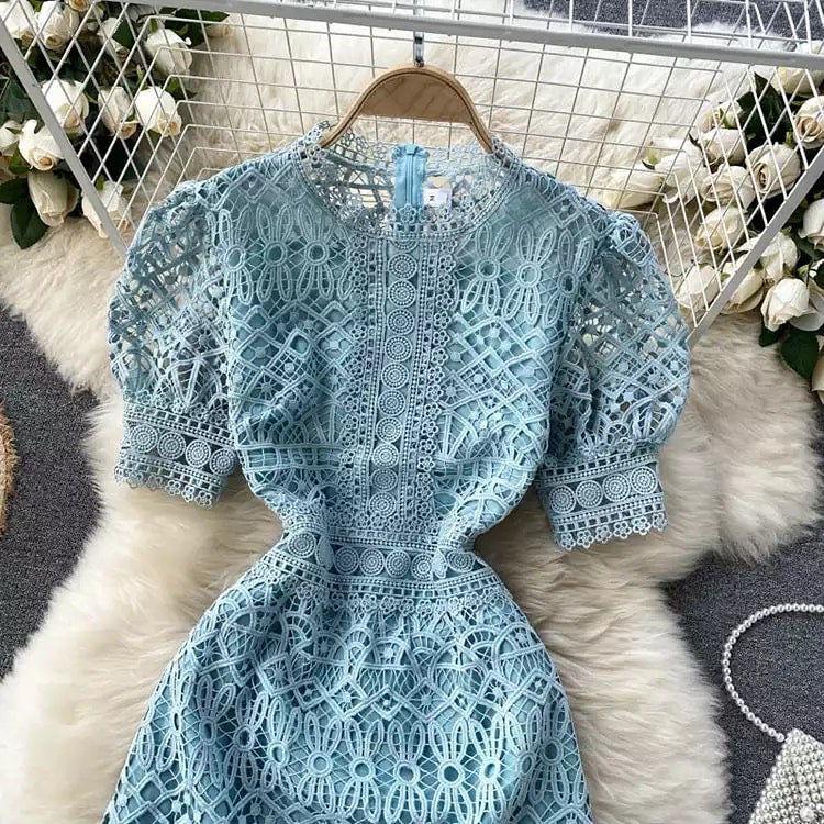 Latea Crochet Dress - Alamode By Akanksha