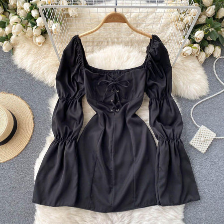 Black - Caroline Statement Dress