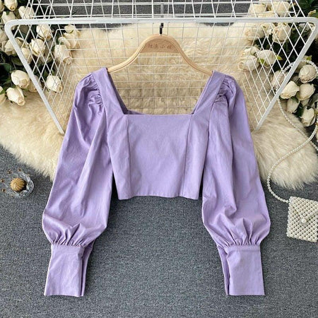 Lavender - Linda Statement Blouse