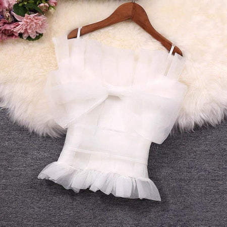 White - Henna Statement Blouse