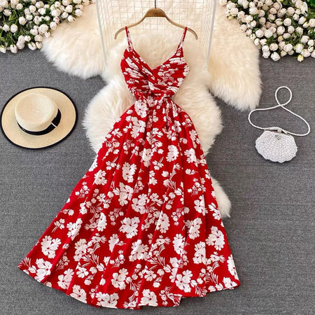 Red - Samuel Floral Dress
