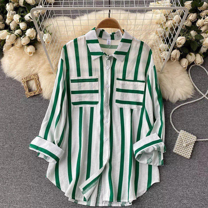 Ibiza Striped Holiday Shirts - Alamode By Akanksha