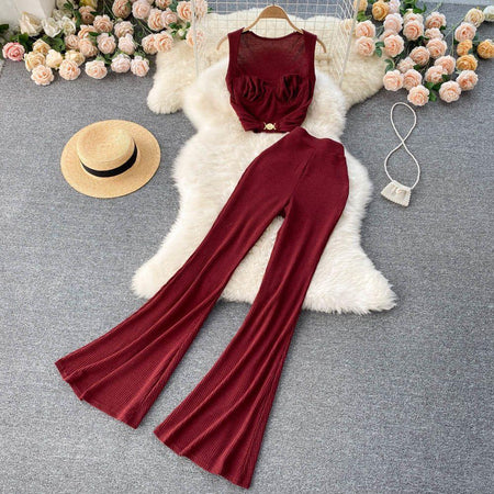 Red - Tabby Coord Set
