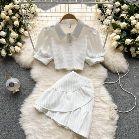 White - Gerry Summer Coord Set